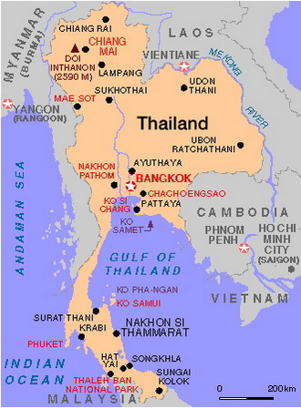 тайская карта